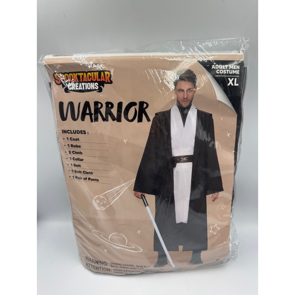 Spooktacular‎ Creations Warrior Hooded Robe Halloween Costume Men's XL
